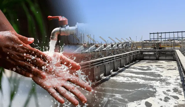 Las plantas de saneamiento de agua permiten llevar agua potable a millones de peruanos. Foto: composición LR/Andina