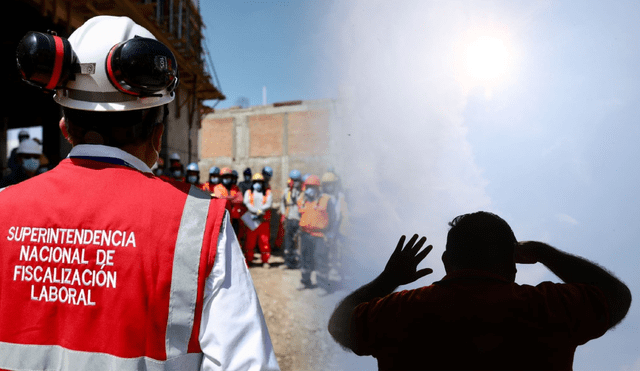 Muchos trabajadores laboran bajo el sol, por lo que Sunafil busca protegerlos del sol. Foto: composición LR/Andina