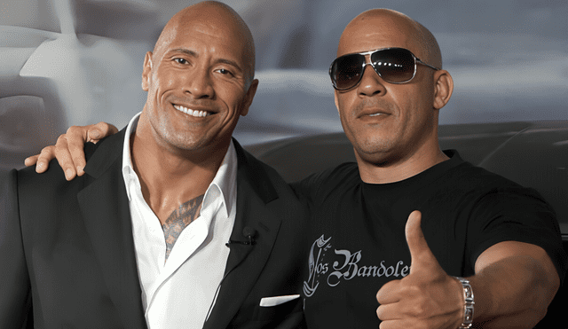 Vin Diesel hizo un saludo inesperado a Dwayne Johnson durante la gala de los Globos de Oro 2025.