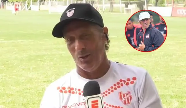 Pedro Troglio dirige actualmente en Argentina. Foto: composición LR/captura de ESPN/Universitario