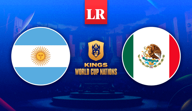 Argentina y México jugarán por los cuartos de final de la Kings World Cup Nations 2025. Foto: composición LR