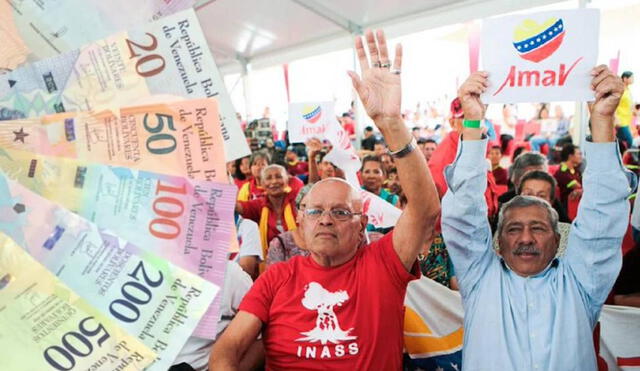 Los beneficiarios de Amor Mayor reciben su pensión mensual y el Bono de Guerra todos los meses. Foto: composición  LR/Gobierno de Venezuela