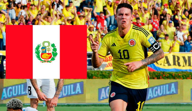 James Rodríguez es titular en la selección colombiana. Foto: composición GLR.