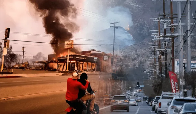 Las detenciones se produjeron en medio de un operativo de seguridad que se activó tras el inicio de los incendios. Foto: composición LR/AP