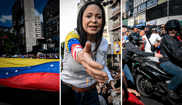 Líder opositora María Corina Machado secuestrada por régimen de Maduro recibe respaldo de la comunidad internacional. Foto: composición LR