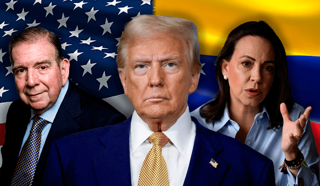 La detención de la opositora venezolana María Corina Machado desató un rechazo global, incluido el apoyo del presidente electo de Estados Unidos, Donald Trump, quien condena la represión. Foto: Composición LR