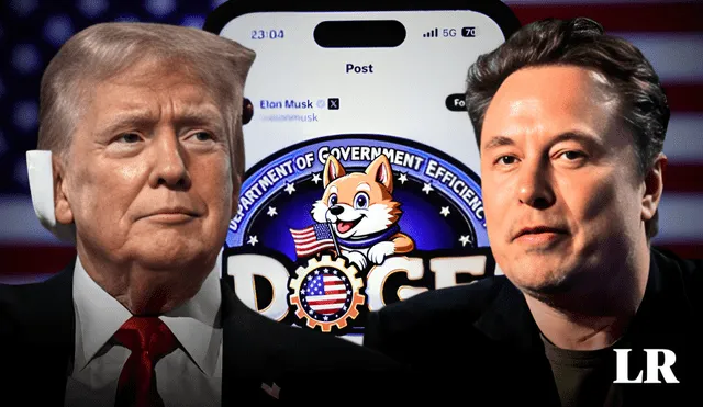 Los postulantes al DOGE de Elon Musk deben explicar en un mensaje directo por qué deseaban unirse al Gobierno de Donald Trump. Foto: composición LR/difusión