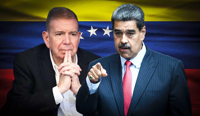 Nicolás Maduro juramentará por tercer vez consecutiva como presidente de Venezuela mientras el opositor Edmundo González reaparecería tras meses de exilio.  Foto: composición LR/AFP