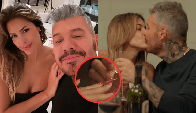 Un video filtrado muestra a Marcelo Tinelli entregando un anillo a Milett Figueroa. Foto: Composición LR/Instagram/TikTok