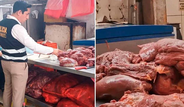 Tres hermanos son acusados de comercializar la carne de caballo como de res. Foto: composición LR/PNP/captura RPP