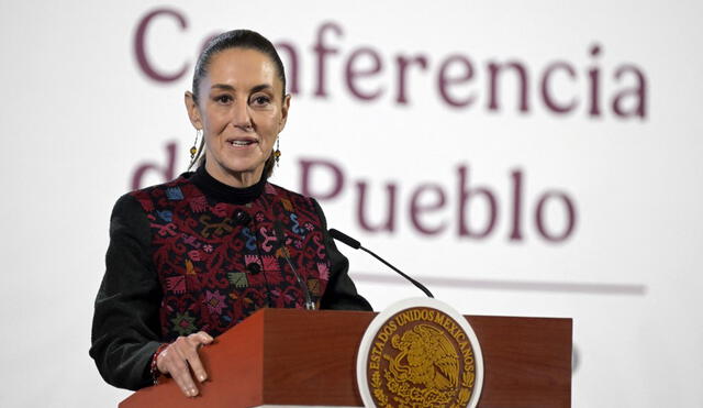 Claudia Sheinbaum rechaza "criminalización" de oposición política en conferencia matutina. Foto: AFP