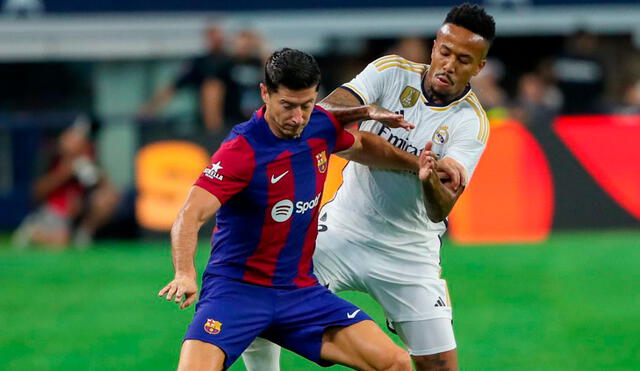 FC Barcelona vs Real Madrid se miden en el King Abdullah Sports City. Foto: difusión.