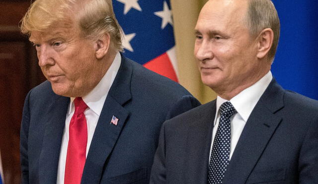 Donald Trump y Vladimir Putin mantienen un total rivalidad entre USA y Rusia. Foto: CDN