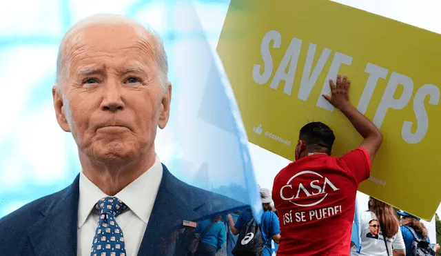 Joe Biden extendió el programa TPS para millones de inmigrantes venezolanos. Foto: Composición LR