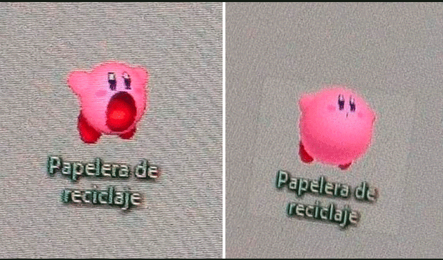 Así lucirá Kirby como tu Papelera de reciclaje. Foto: Facebook