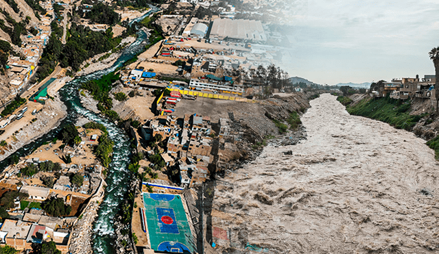 Río Rímac aumentó su caudal durante enero 2025. Foto: composición de Gerson Cardoso/La República/Gob