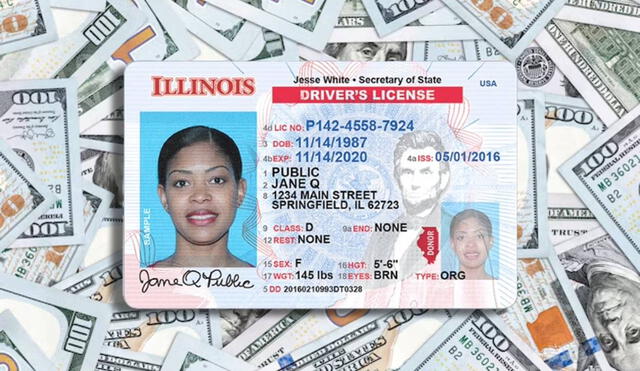 A partir del 1 de enero de 2025, Illinois implementará una nueva ley que duplicará el costo de las licencias de conducir. Foto: Composición LR