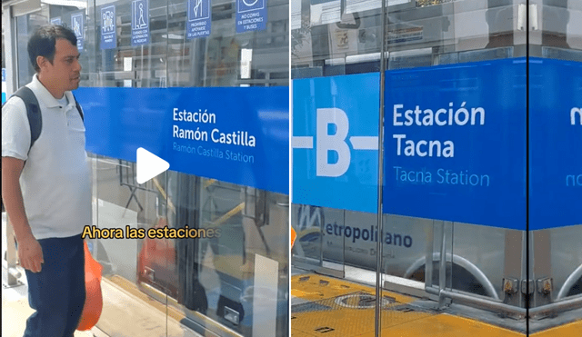 La ATU ha sorprendido con nombres en inglés en algunas estaciones de buses. Foto: composición LR/TikTok