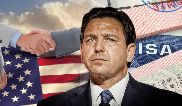 Ron DeSantis implementa nueva medida para los que quieran obtener su visa de trabajo en Florida. Foto: composición LR/difusión