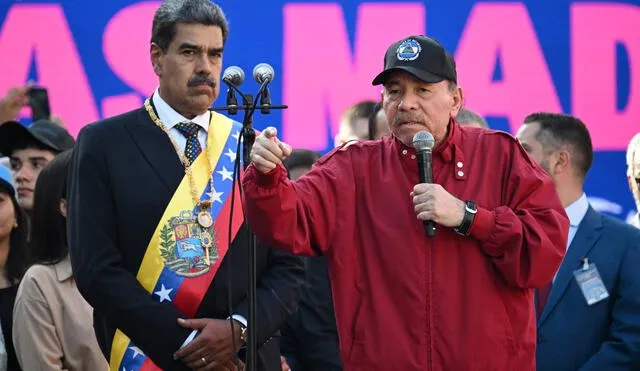 Venezuela se alista junto a Cuba y Nicaragua para "tomar las armas" en defensa del "derecho a la paz", según Maduro. Foto: AFP