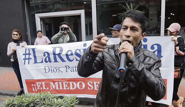 Fiscalía abrió investigación por un plazo de 60 días contra el grupo La Resistencia. Foto: John Reyes/La República