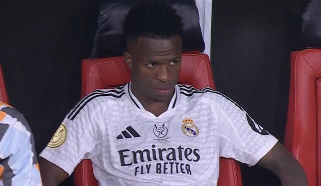 Vinícius Jr. lleva cuatro partidos jugados con Real Madrid este 2025. Foto: captura de DSports