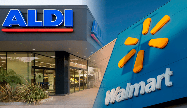 Aldi y Walmart compiten por ser la empresa con mayor reconocimiento en Estados Unidos. Foto: Composición LR