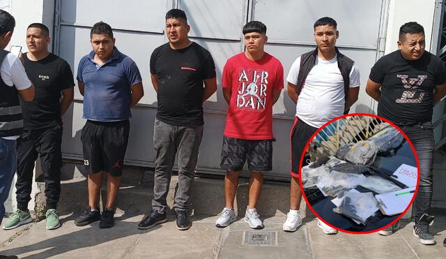 Captura de banda criminal 'Los Injertos de Lima Metropolitana' por la Policía Nacional del Perú. Foto: Grecia Infante/LR