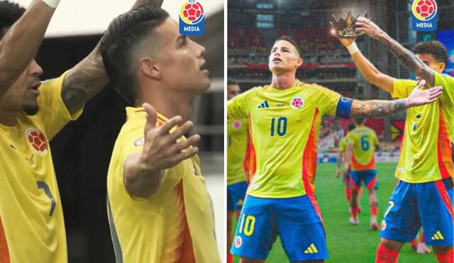 James Rodríguez es titular en la selección colombiana. Foto: composición GLR.