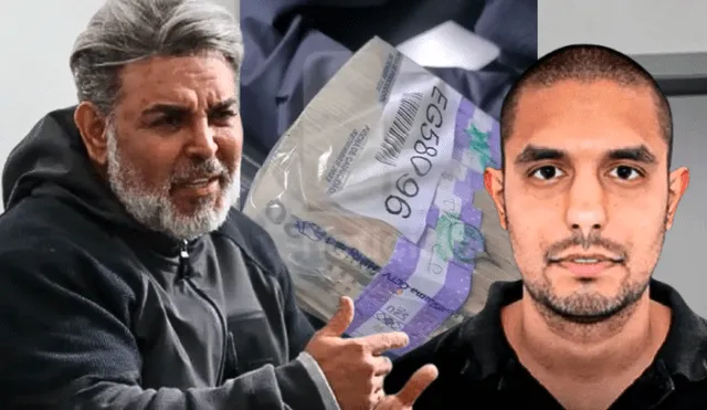 Revelan video de Iván Siucho presuntamente a punto de entregar un paquete de dinero a Andrés Hurtado a pedido de su primo, Javier Miu Lei. | Composición LR.