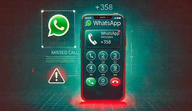 Los estafadores de WhatsApp usan números telefónicos con este prefijo. Foto: ChatGPT/La República