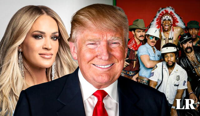 Carrie Underwood y Village People son los artistas confirmados para la toma de mando de Donald Trump. Foto: composición LR/ People