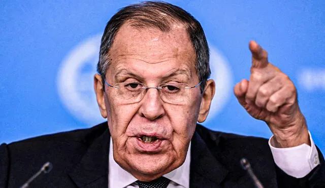 Serguéi Lavrov, ministro de Relaciones Exteriores de Rusia, también calificó a la Unión Europea como "humillada". Foto: AFP.