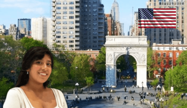 La peruana Grace Zubieta obtuvo la Beca Cometa, la cual cubrirá todos sus gastos académicos en la Universidad de Nueva York. Foto: composición LR/LinkedIn/ Grace Zubieta/Banderastop