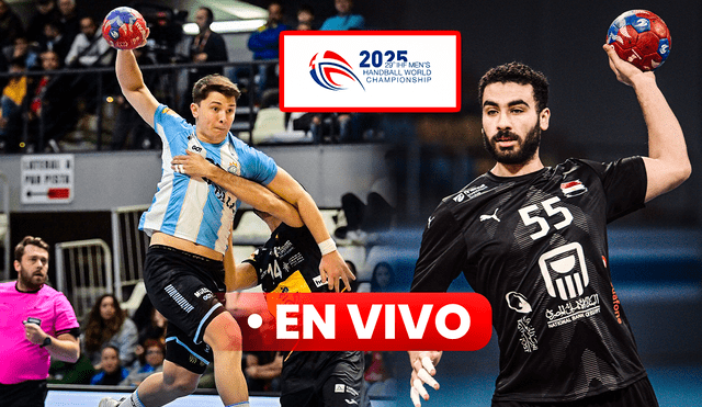 Argentina debuta ante Egipto en la fecha 1 del grupo H. Foto: composición LR/CAHandball/Egypt Handball