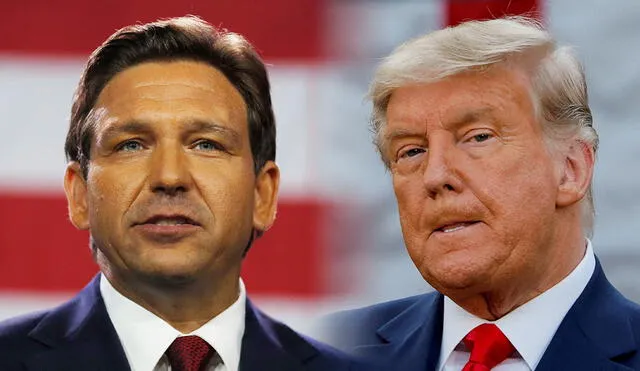 El gobernador de Florida, Ron DeSantis, piensa seguir las políticas migratorias que el electo presidente Trump anuncio en su campaña. Foto: composición LR/ CNN/El País