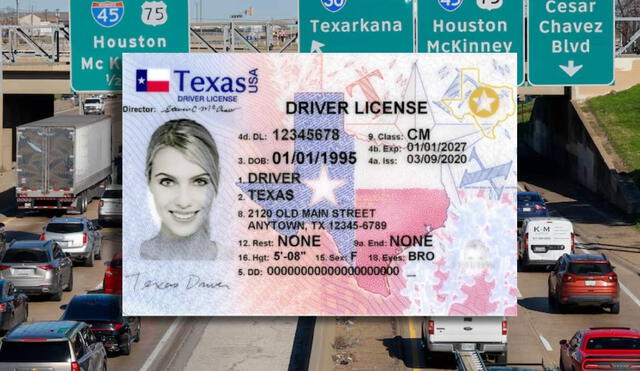 La Real ID en Texas será obligatoria desde el 7 de mayo de 2025 para abordar vuelos nacionales y acceder a edificios gubernamentales en Estados Unidos. Foto: Composicion LR