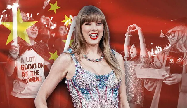 Las autoridades de Shanghái confirmaron conversaciones con el equipo de Taylor Swift para un concierto en 2025, lo que generó grandes expectativas entre sus fans en China y en toda Asia. Foto: composición LR/AFP