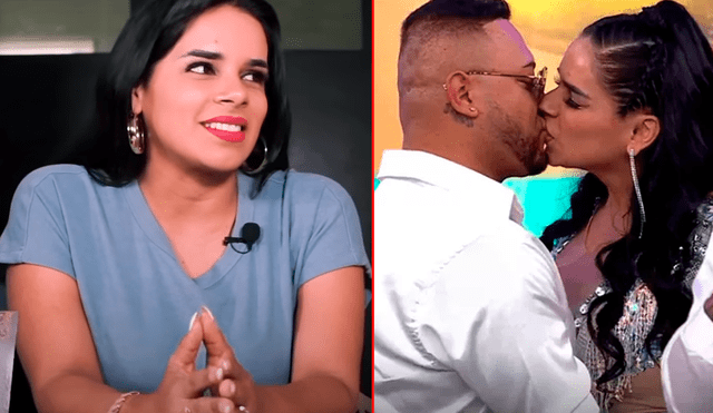 Giuliana Rengifo feliz tras reconciliación con 'Maryto'. Foto: YouTube