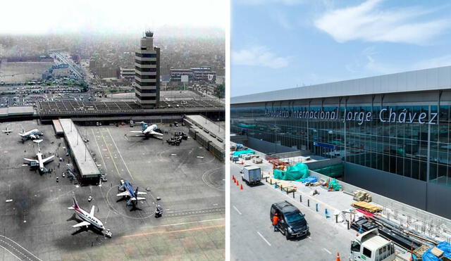 Aeropuerto Jorge Chávez fue inaugurado en 1965 en medio de la expectativa de la época. Foto: Composición LR/Andina.