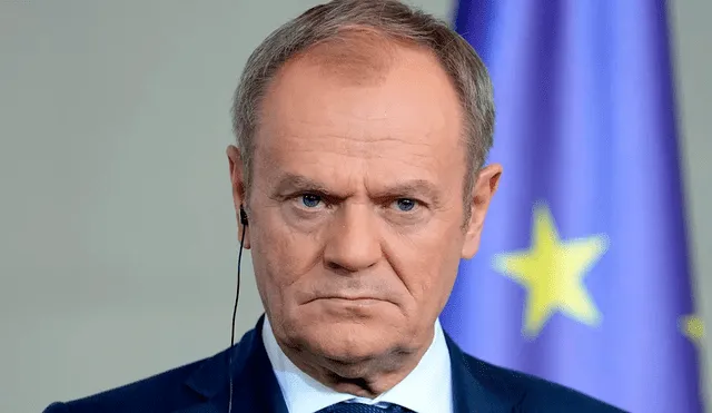 Tusk acusó a Rusia delante del presidente de Ucrania, Volodimir Zelenski. Foto: Euronews.