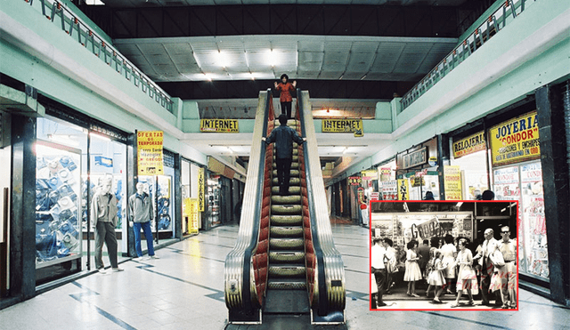 Este centro comercial, ubicado en el Jr. de la Unión, fue inaugurado en 1956. Foto: composición LR/cangrejo negro/LOT.