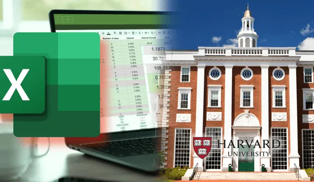 Conoce las funciones básicas de Excel que debes saber sí o sí. Foto: composición LR/Computer Hoy/Universidad de Harvard