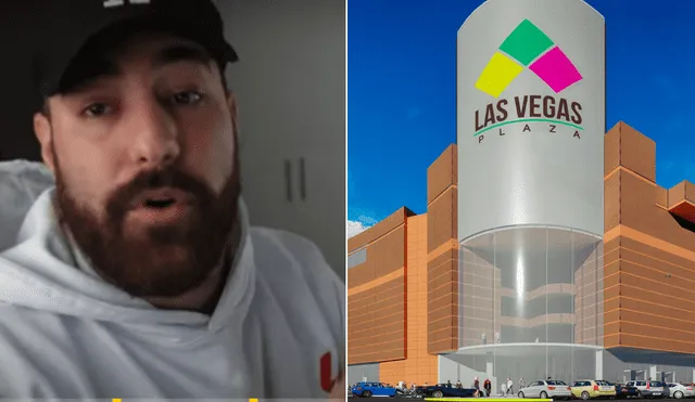 El español reacciona al nuevo mall Las Vegas Plaza. Foto: composición LR/YouTube/Ersigroup