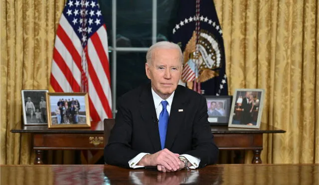 Joe Biden dejará oficialmente la Casa Blanca este 20 de enero de 2025. Foto: AFP