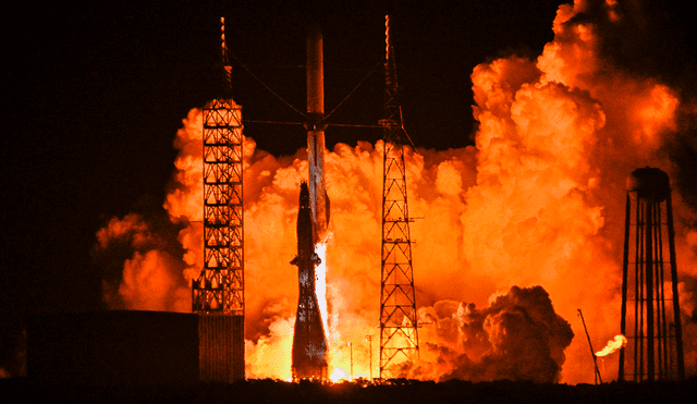 Blue Origin realizó el despegue del cohete New Glenn desde Cabo Cañaveral. Foto: AFP