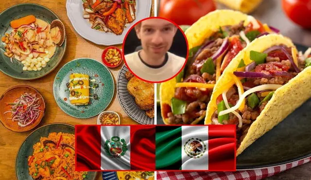 Influencer francés revela cuál es la mejor gastronomía: ¿Perú o México?. Foto: composición LR