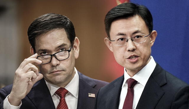 El portavoz del Ministerio de Relaciones Exteriores chino, Guo Jiakun, rechaza las acusaciones de Rubio y llama a Estados Unidos a establecer una percepción correcta sobre el país asiático. Foto: composición LR/AFP