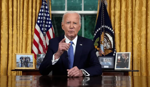 Joe Biden, en su trabajo de defender los Estados Unidos, firmó una orden ejecutiva a poco de su salida. Foto: AFP