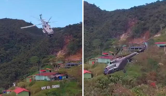 Los efectivos se trasladaban a la provincia de Condorcanqui cuando sucedió el accidente aéreo. Foto: composición LR